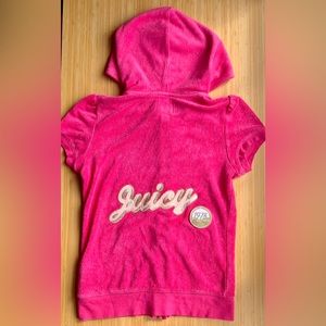 Juicy Couture - Short Sleeve Zip Up Hoodie